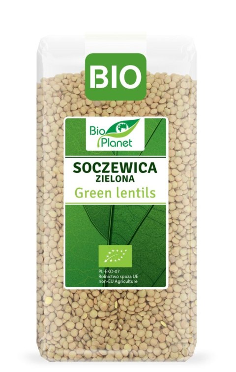 SOCZEWICA ZIELONA BIO 400 g - BIO PLANET