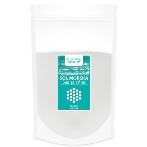SÓL MORSKA DROBNO MIELONA 1 kg - CRYSTALLINE PLANET