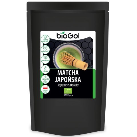 HERBATA ZIELONA MATCHA JAPOŃSKA BIO 100 g - BIOGOL