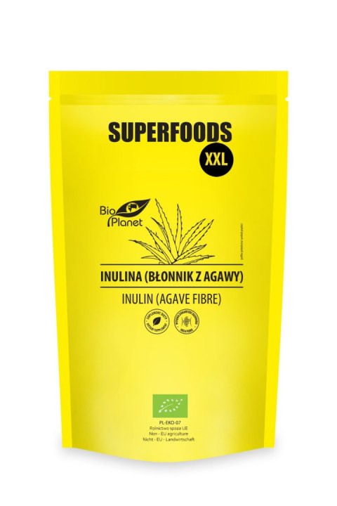 INULINA (BŁONNIK Z AGAWY) BIO 600 g - BIO PLANET SUPERFOODS