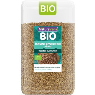 KASZA GRYCZANA PALONA BIO 1 kg - NATURAVENA