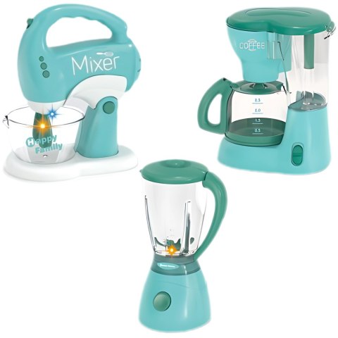 WOOPIE Zestaw AGD dla Dzieci 3w1 Mikser Blender Robot Kuchenny