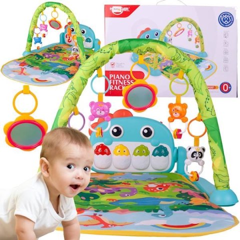 ND21_109637 Mata z pianinkiem DINO z dzwiekiem i światłem