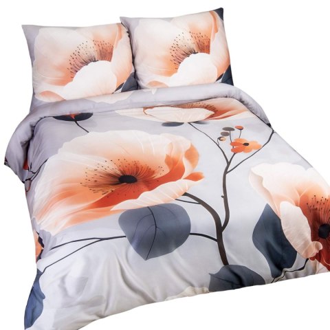 Pościel satyna bawełniana 12409/220x200+2posz.50x70 SATYNLOVE PREMIUM