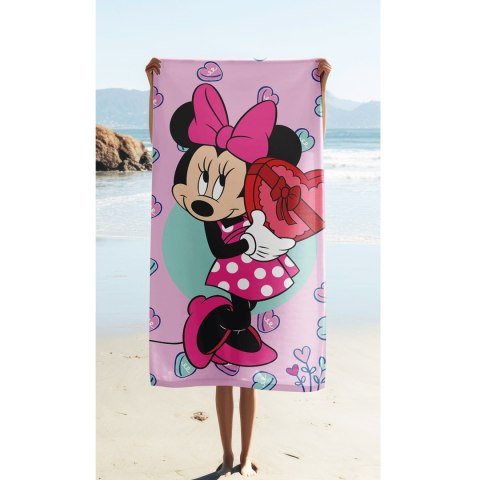 Ręcznik bawełniany 70x140 Myszka Minnie róż
