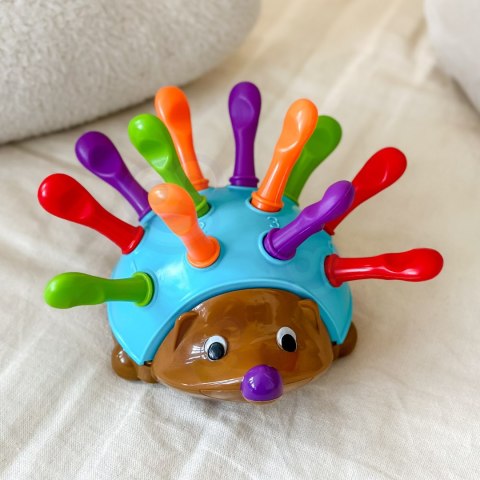 WOOPIE Gra Zręcznościowa Jeżyk Sorter Montessori Nauka Liczb i Kolorów 4w1