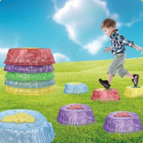 WOOPIE Kamienie Balansujące Świecące Sensoryczne Trening Równowagi 6 szt