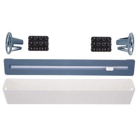 Dyspenser do Folii ORION 36 cm Szary z Ostrzem, Przyssawki i Zatyczki