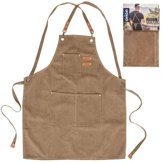 Fartuch Kuchenny do Gotowania Grillowania Wiązany Męski ORION 68 x 74 cm