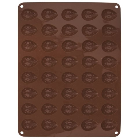 Forma do Ciastek Silikonowa Pomarańczowa Orzechy ORION