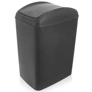 Kosz na Śmieci Odpady Kompostownik z Klapką Plastikowy Szary ORION 40 l