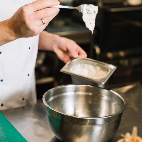 Miska Kuchenna do Ubijania Wyrabiania Ciasta Stalowa ORION 17 cm, 1,3 l