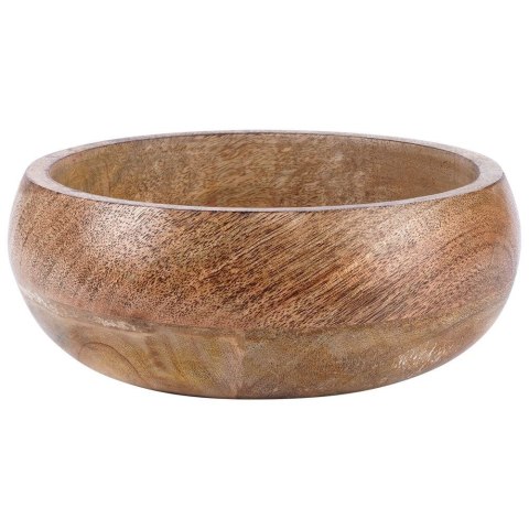 Miska na Owoce do Sałatki Dekoracyjna Drewniana ORION 18,5 cm 900 ml