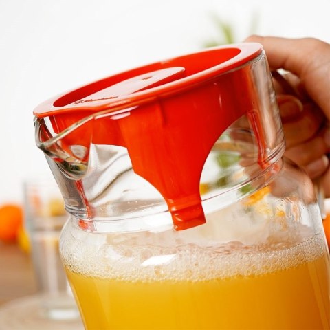 Szklany Dzbanek do Napojów z Pokrywką i Uchwytami ORION 1,75 L