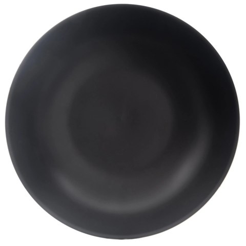 Talerz Obiadowy Głęboki Ceramiczny Czarny Matowy 800 ml ORION
