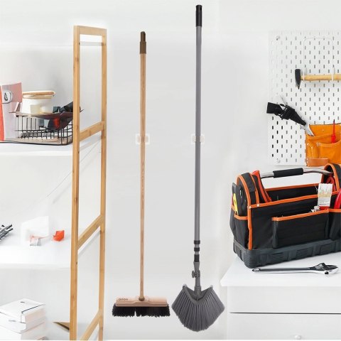 Wieszak na Mopa Samoprzylepny 2 szt. ORION do 5 kg Biały Tworzywo