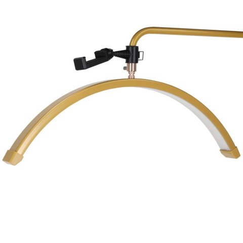 Lampa do przedłużania rzęs LED 36W regulowana kosmetyczna bezcieniowa łuk złota