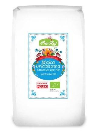 MĄKA ORKISZOWA CHLEBOWA TYP 700 BIO (POLSKA) 1 kg - BIO RAJ