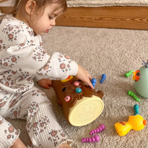 WOOPIE Gra Zręcznościowa Złap Robaczka + Skarbonka Wańka Wstańka Jajko