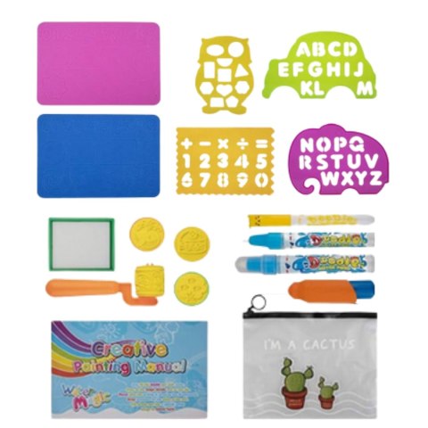 WOOPIE Mata Wodna do Malowania 2w1 XXL Dwustronna Zwierzęta