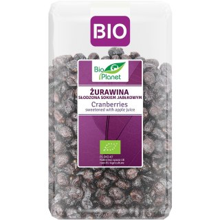 ŻURAWINA Z SOKIEM JABŁKOWYM BIO 1 kg - BIO PLANET