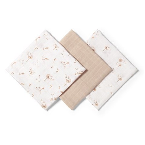 397/13 PIELUSZKI BAMBUSOWE 3SZT BEŻOWE