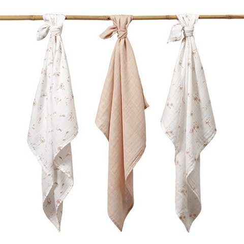 397/13 PIELUSZKI BAMBUSOWE 3SZT BEŻOWE