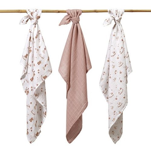 397/15 PIELUSZKI BAMBUSOWE 3SZT BRĄZOWE