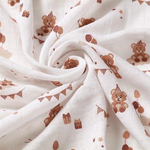 397/15 PIELUSZKI BAMBUSOWE 3SZT BRĄZOWE