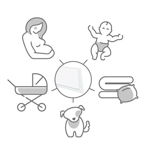 509/12 PODKŁAD 60X90 DO PRZEWIJANIA + 2 SZTUKI GRATIS