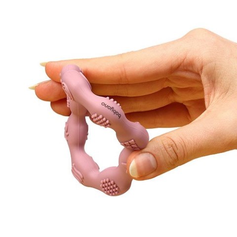 825/02 GRYZAK SILIKONOWY RING RÓŻOWY