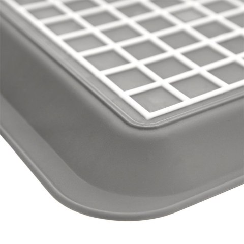 Taca do Serwowania Antypoślizgowa 33 x 23 cm ORION Tworzywo Szara