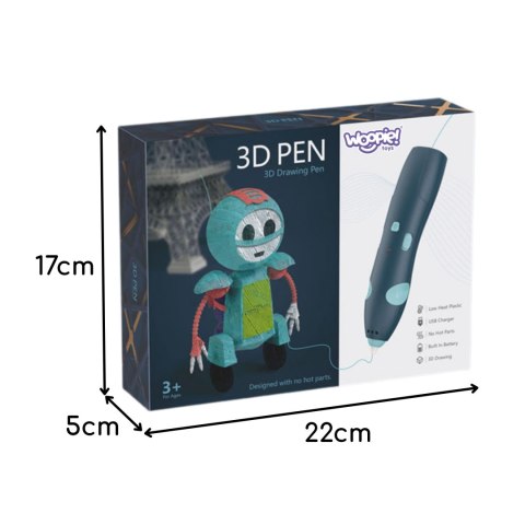WOOPIE 3D Drukarka-Długopis Pen Bezpieczny Wkłady Usb