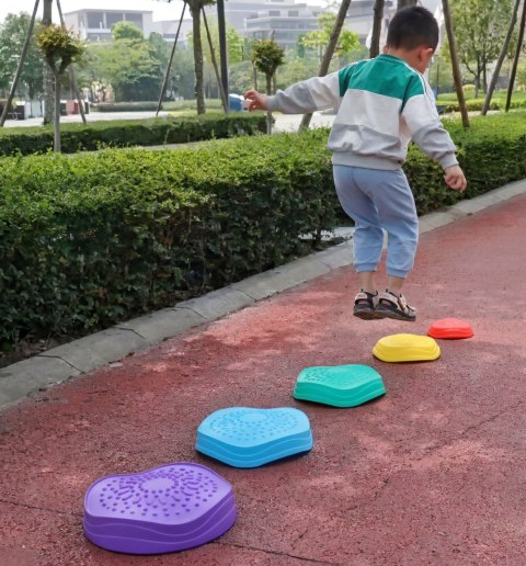 WOOPIE Ścieżka Sensoryczna Kamienie Balansujące dla Dzieci Trening Równowagi 5 szt.