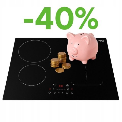 Płyta indukcyjna zabudowy 60cm BH-04MFZIN BOOST TIMER FLEX ZON PÓL 2+3