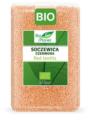SOCZEWICA CZERWONA BIO 2 kg - BIO PLANET