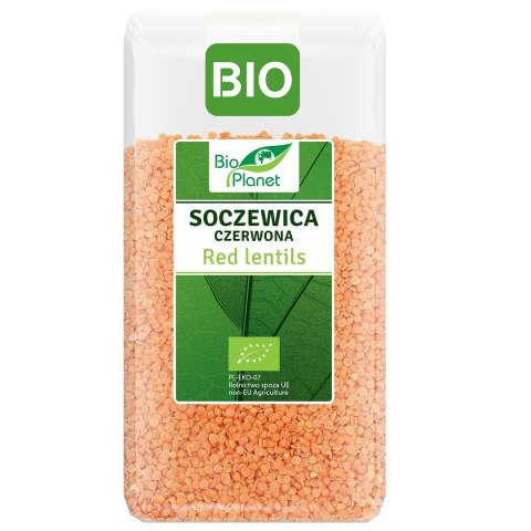 SOCZEWICA CZERWONA BIO 400 g - BIO PLANET