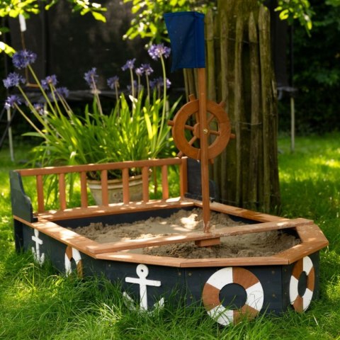 AXI Drewniana Piaskownica Doris ze Schowkiem + Pokrowiec 153 cm