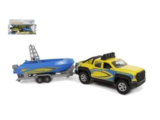 Auto z łodzią 29cm św/dźw 510217 70613