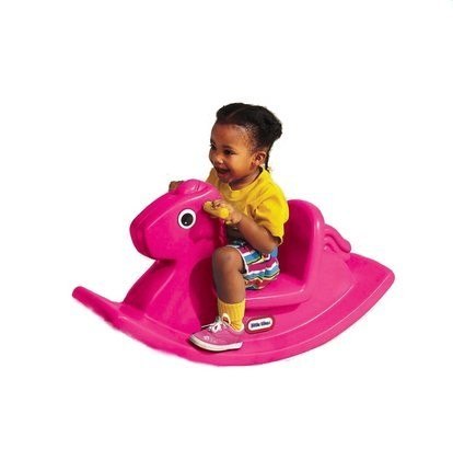 LITTLE TIKES 403C KONIK KOŃ BUJAK RÓŻOWY na biegunach
