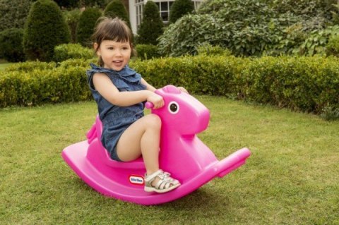 LITTLE TIKES 403C KONIK KOŃ BUJAK RÓŻOWY na biegunach