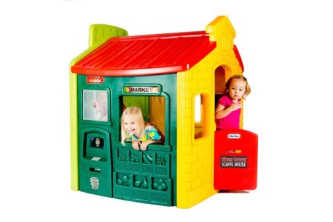 LT Domek Miejski Zabaw żółto zielony 444c