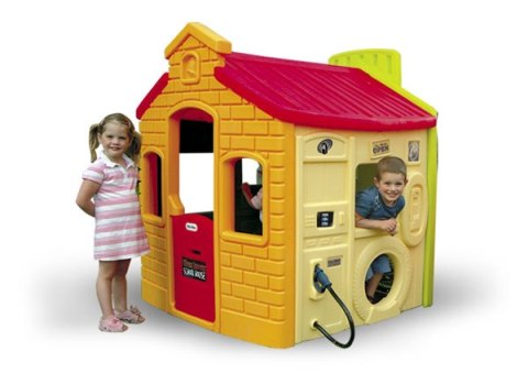 LT Domek Miejski Zabaw żółto zielony 444c