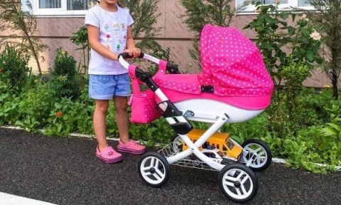 WÓZEK DLA LALEK LOLA + TOREBKA DeLuXe