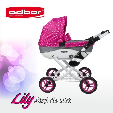 WÓZEK DLA LALEK LOLA + TOREBKA DeLuXe