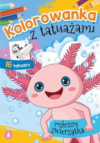 Kolorowanka z tatuażami Rozkoszne zwierzątka 74192