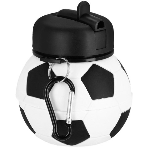 ND05_B19903 941259 Bidon składany Spokey silikonowy piłka nożna 520 ml Cort 941259