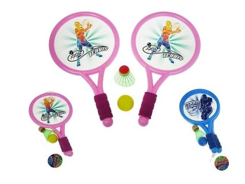 Rakietki 39cm piłka lotka 2kol H13405 40333