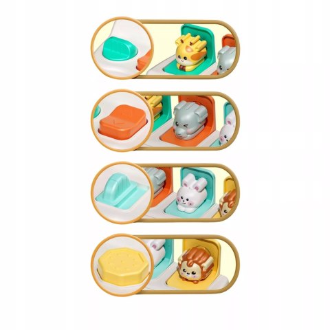 Interaktywna zabawka edukacyjna wyskakujące zwierzątka Pop-up 12m+ E009-1A