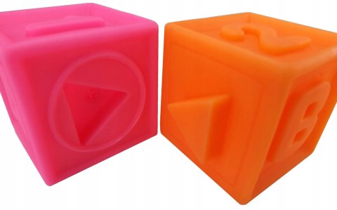 Miękkie gumowe klocki sensoryczne piszczałki 9911